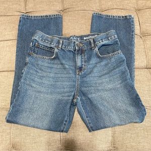 Boys Kids Darkwash Bootcut Jeans